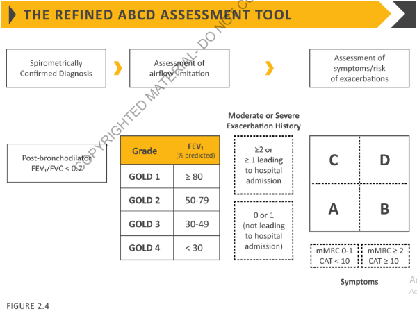 The refined ABCD assessment tool (GOLD 2018)